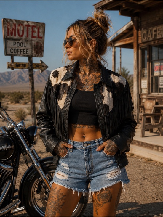 Pioneer Wear Jackets & Blazers - VINTAGE PIONEER WEAR Genuine Leather / Calf Hair